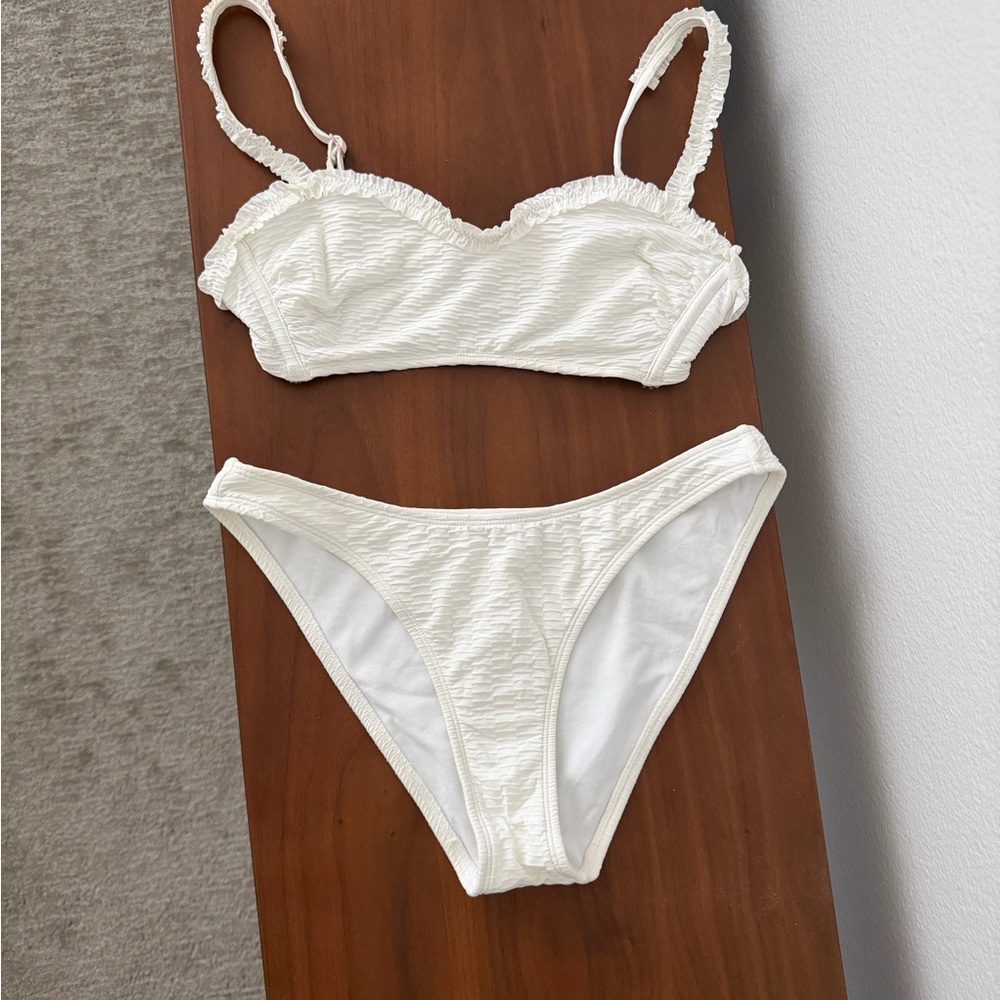 Stoney Clover Lane White Bikini Swimwear